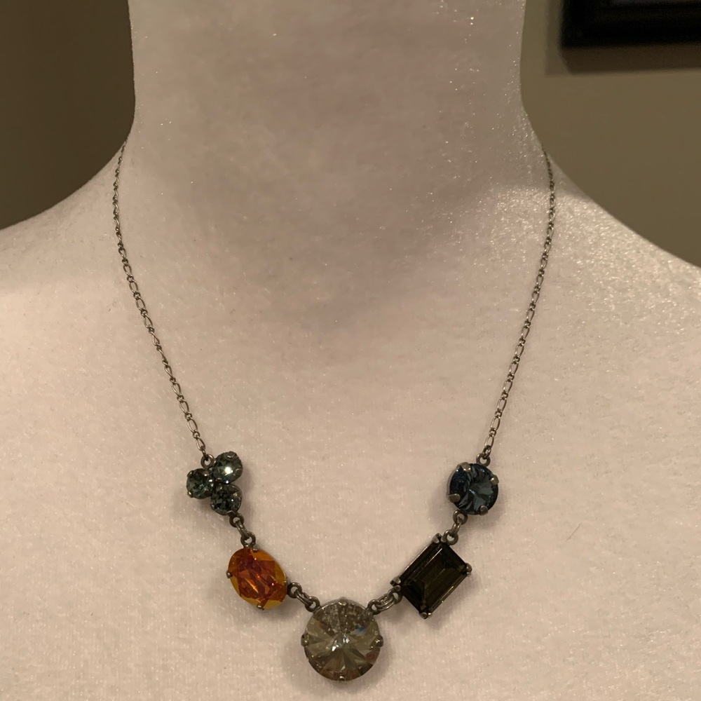 Sabika multicolored necklace with adjustable chain